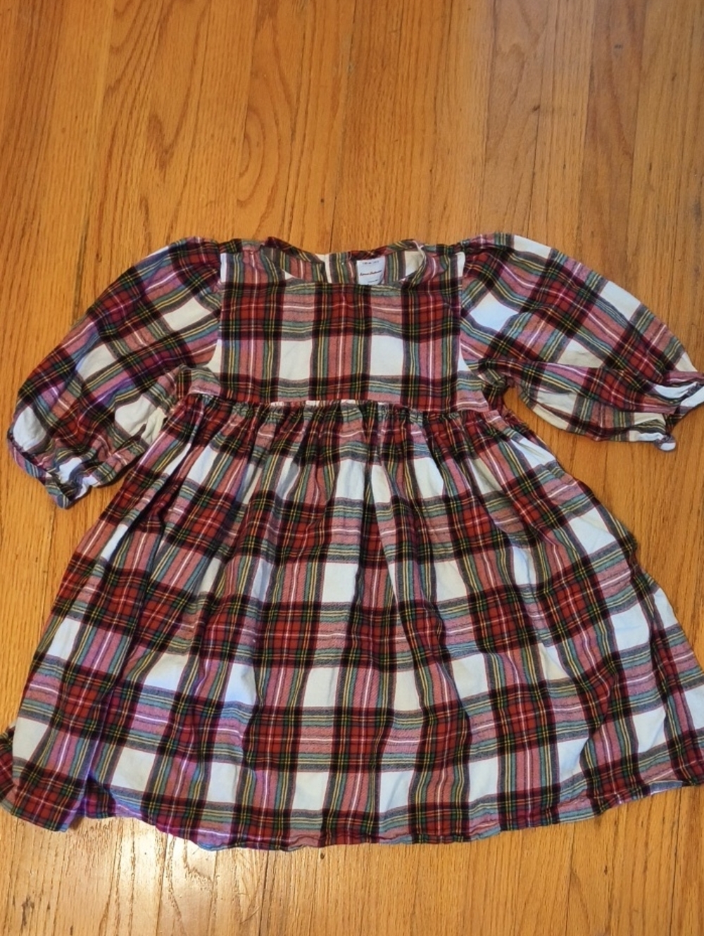 Hanna Andersson Flannel Red Plaid Dress
